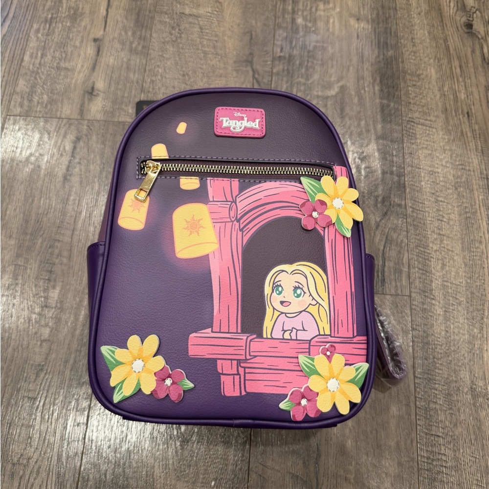 NWT Bioworld Disney Tangled mini backpack